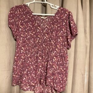 Lucky Brand Floral Women's Top in Pink